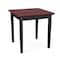 Lesro Lenox Steel End Table, Chelsea Mahogany LS0620 - alternate 1